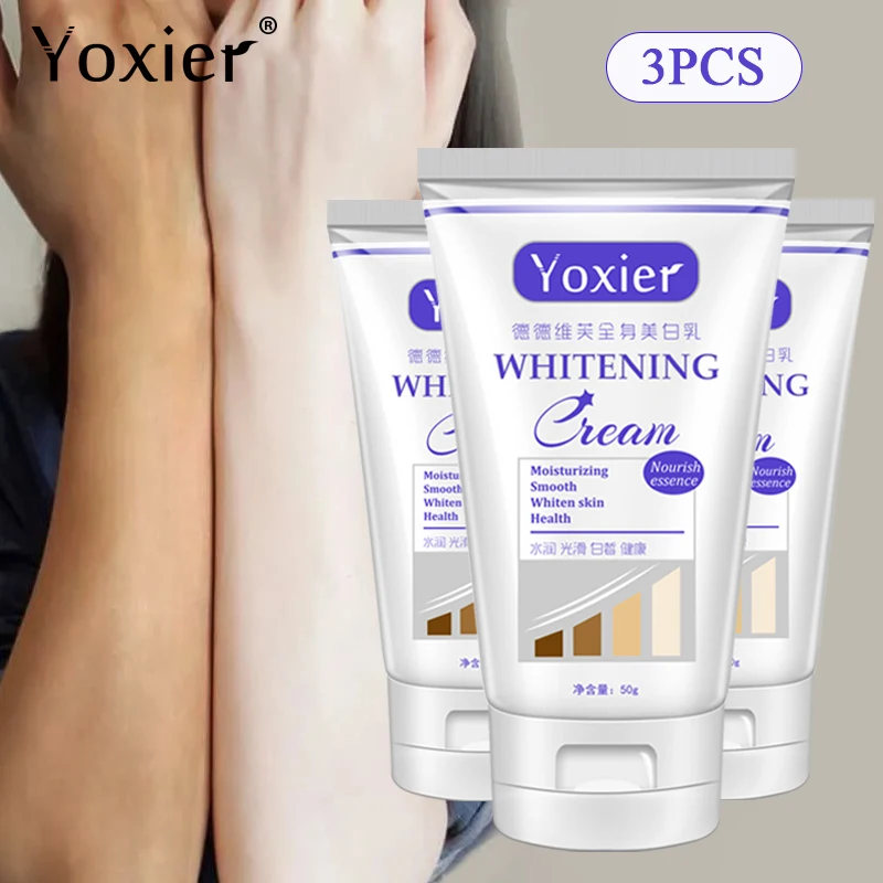 

Увлажняющий отбеливающий крем осветляет удаление пигментации арбутин жемчужная сыворотка Питательный Уход за кожей тела 50 г * 3 шт