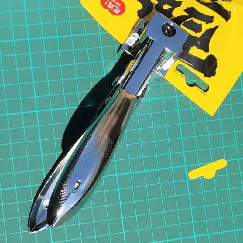 T Shape Hole Punch Slot Cutter Paper PVC Card Tag Puncher Pliers DIY Punch Tool Office Badge Paperboard