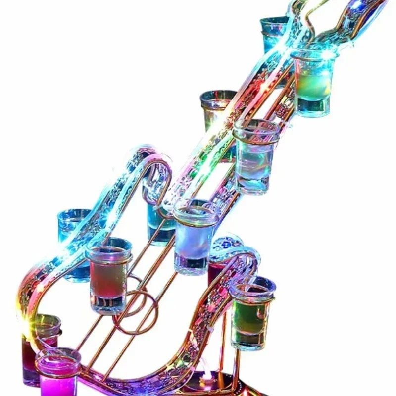 

Bar Glowing Cocktail Cup Holder LED Creative Violin Bullet Champagne