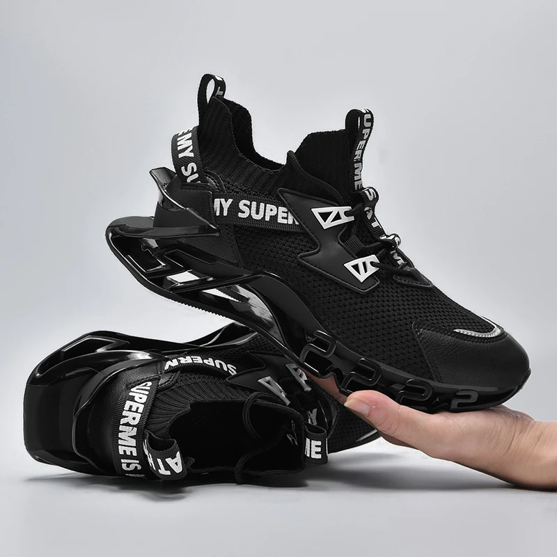 

Damyuan Lightweight Trainer Race Shoes Breathable Mens Sports Running Shoes Non-slip Sneakers Comfortable Casual Shoes for Men