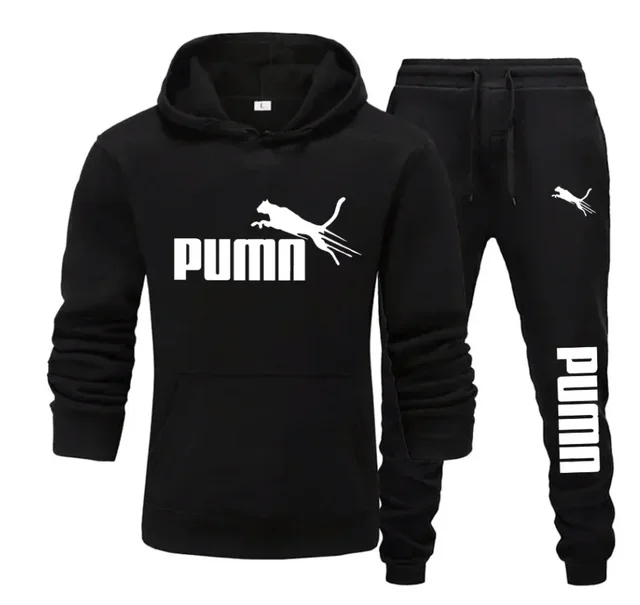 Ensemble de 2 vêtements de sport décontractés pour Jogging, Fitness, à la mode, sweat-shirt à capuche pour hommes et pantalons longs d'automne et d'hiver, nouvelle collection 1