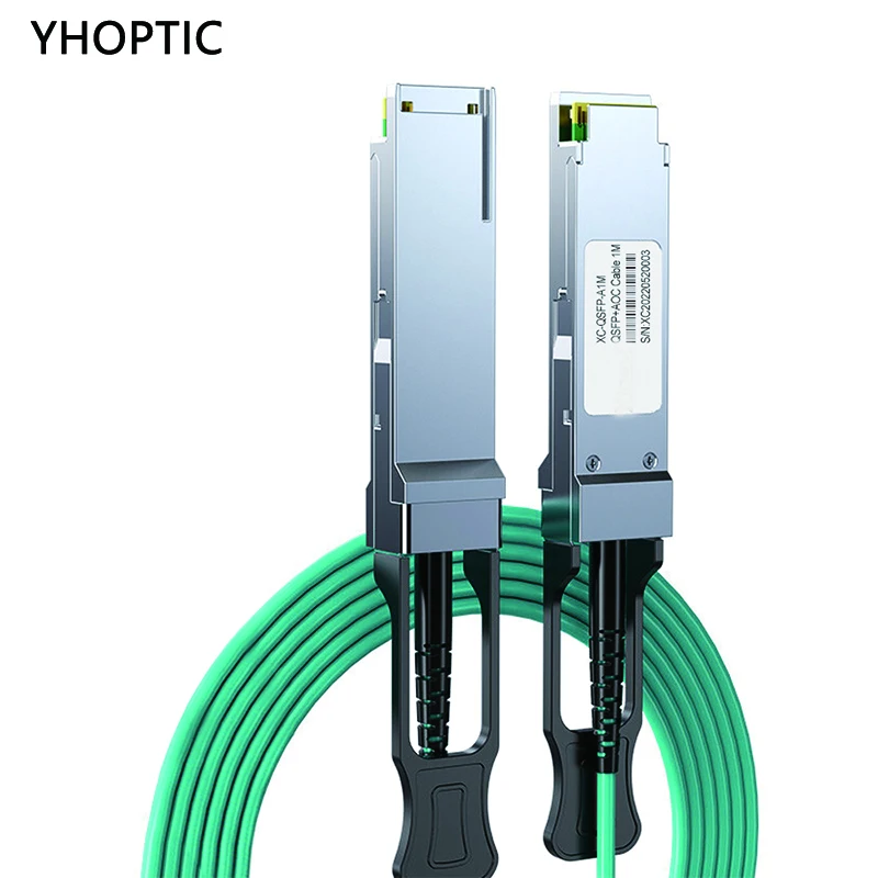 Фото LSZH-активный оптический кабель, 10G, 40g, SFP + на QSFP + OM3, 1/3/7/20M, совместим с Toshiba, MikroTik, Gigabyte №2