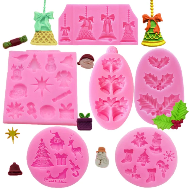 Christmas Silicone Recyclable Fudge Molds Silicone Snowflake