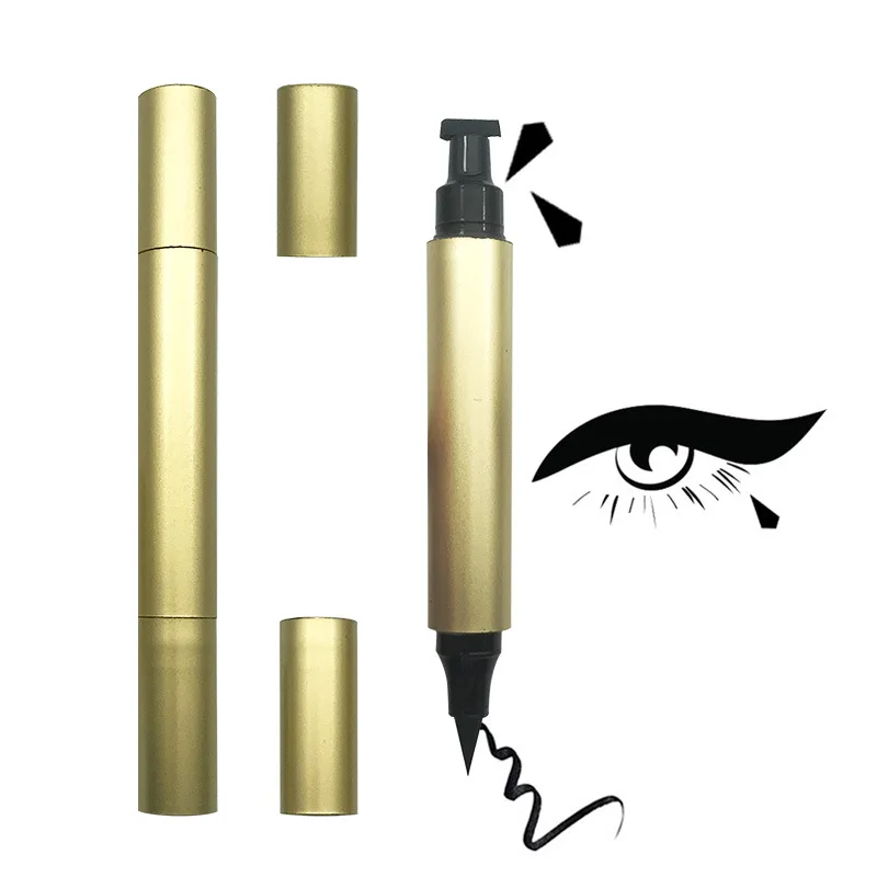 

The new neutral eyeliner gold-plated tube water-based diamond seal Eyeliner lasts forever without smudging