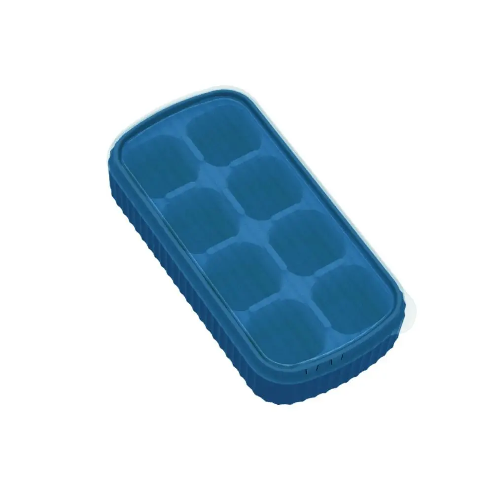 Nana Mini Ice Cube Trays for Freezer with Lid,Silicone Ice Cube Trays with Lid,Small Ice Cube Trays for Freezer,Square Ice Cube Trays for Iced Coffee,Baby