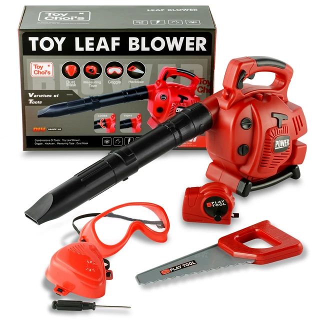 TOY CHOI’S Pretend Play Leaf Blower Toy Tool Set Outside Kit Outdoor Preschool Gardening Lawn Gift for children Kids boys girls 1