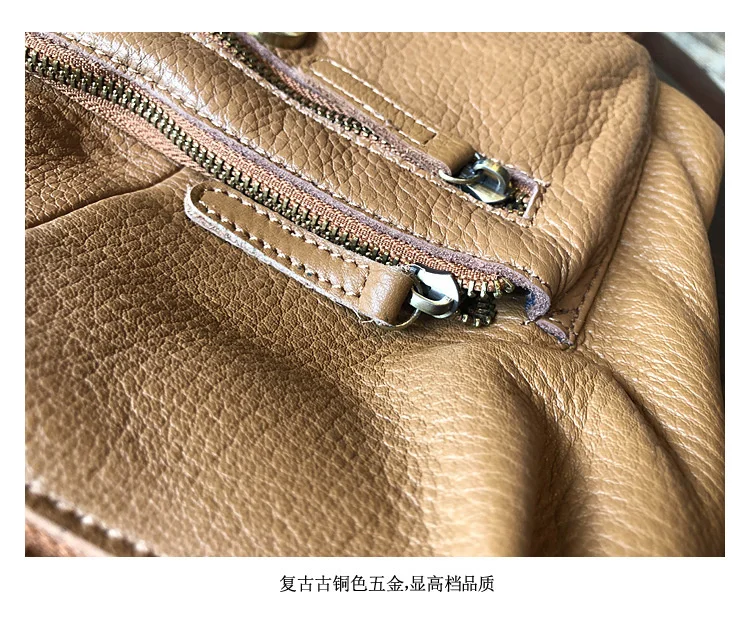 Natural Real Cowhide Women Backpack Vintage Genuine Leather Simple Small Bagpack Travel Soft Mini Cute Bookbags For Girls