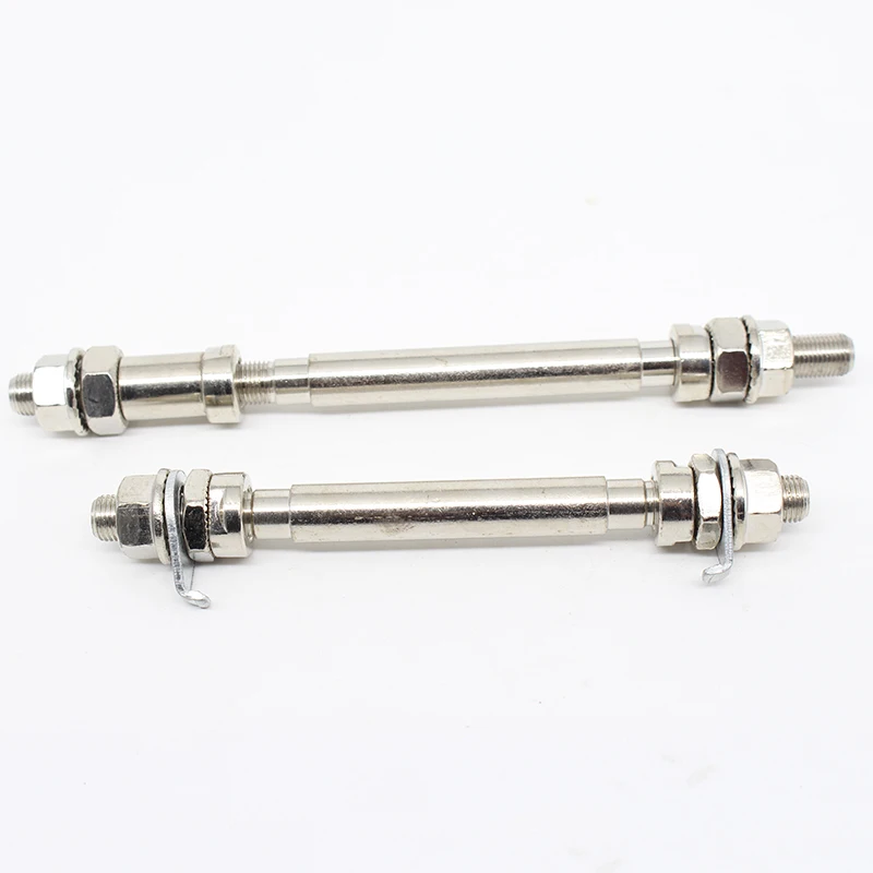 14CM 18CM Bicycle Wheel Hub Axle Front Rear Bearing Solid Shaft Bicycle Front/rear Axle Lever Bike Repair Tool Accessories bicycle ball bearing bicycle wheel hub bearings