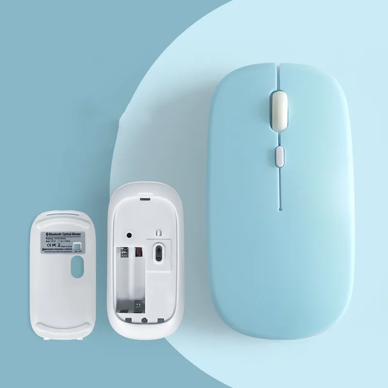 Bluetooth Mouse para Ipad Samsung Huawei Lenovo Android Windows Tablet Bateria sem Fio Mouse para Computador Portátil - Imagem 6