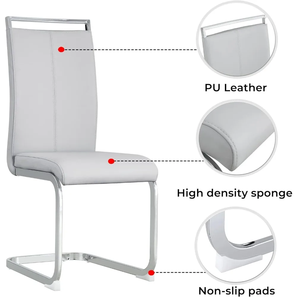 Description Picture 4 of itemLuxury Dining Tables Big Kitchen Dining Table for 6-8 With MDF Base Table and Chair Set Dinning Room Furniture Restaurant Home