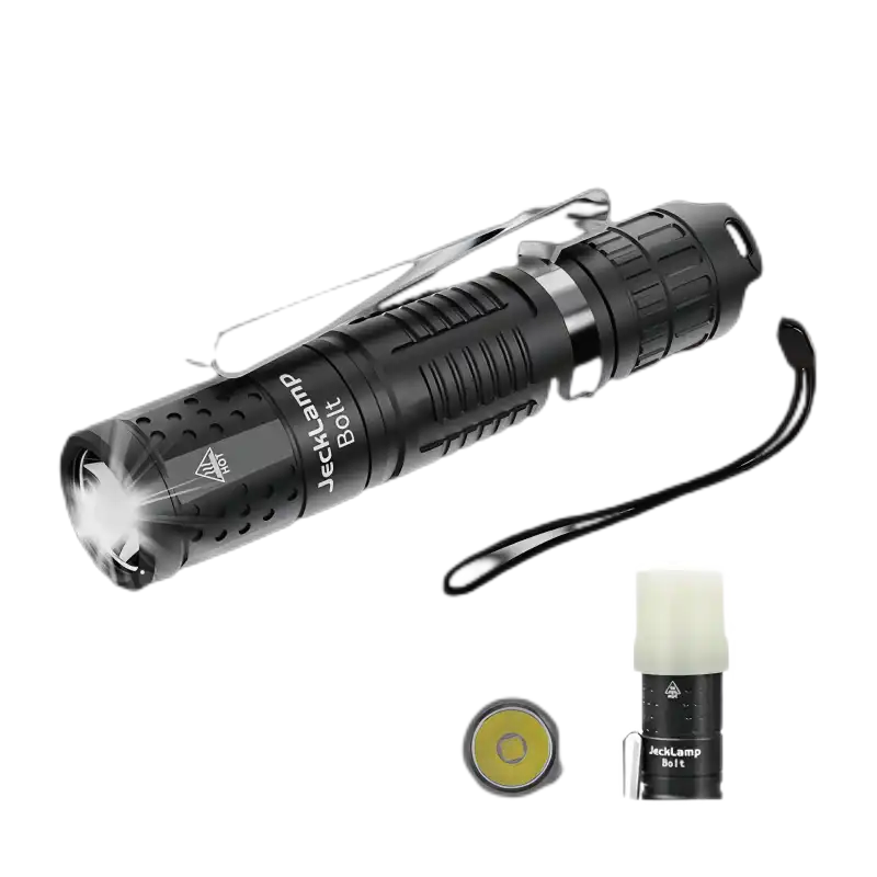 JECKLAMP Big Green Flashlight - High-Intensity Green Beam Flashlight