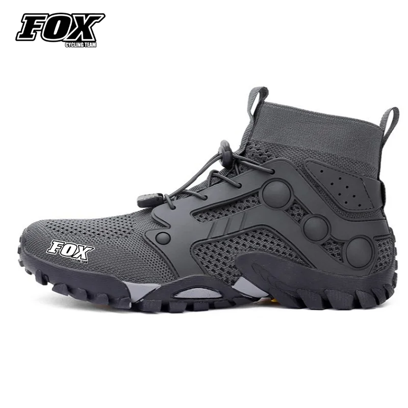 Cycling Shoes Fox Cycling Team MTB Shoes Men Mountain Road Bike Sneakers Motorcycle Shoes Waterproof Bicycle Outdoor Sneakers Winter