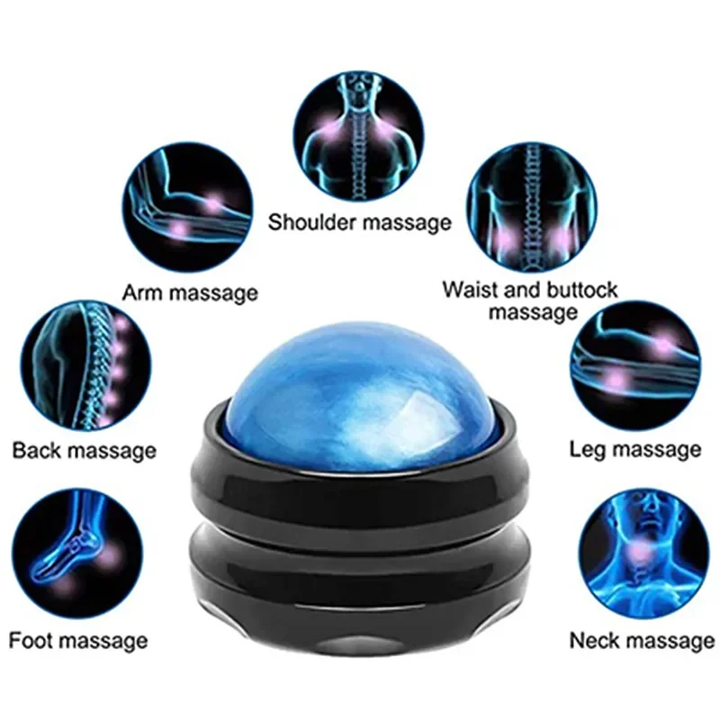Manual Massage Roller Ball for Body Pain Relief and Muscle Relaxation Therapy