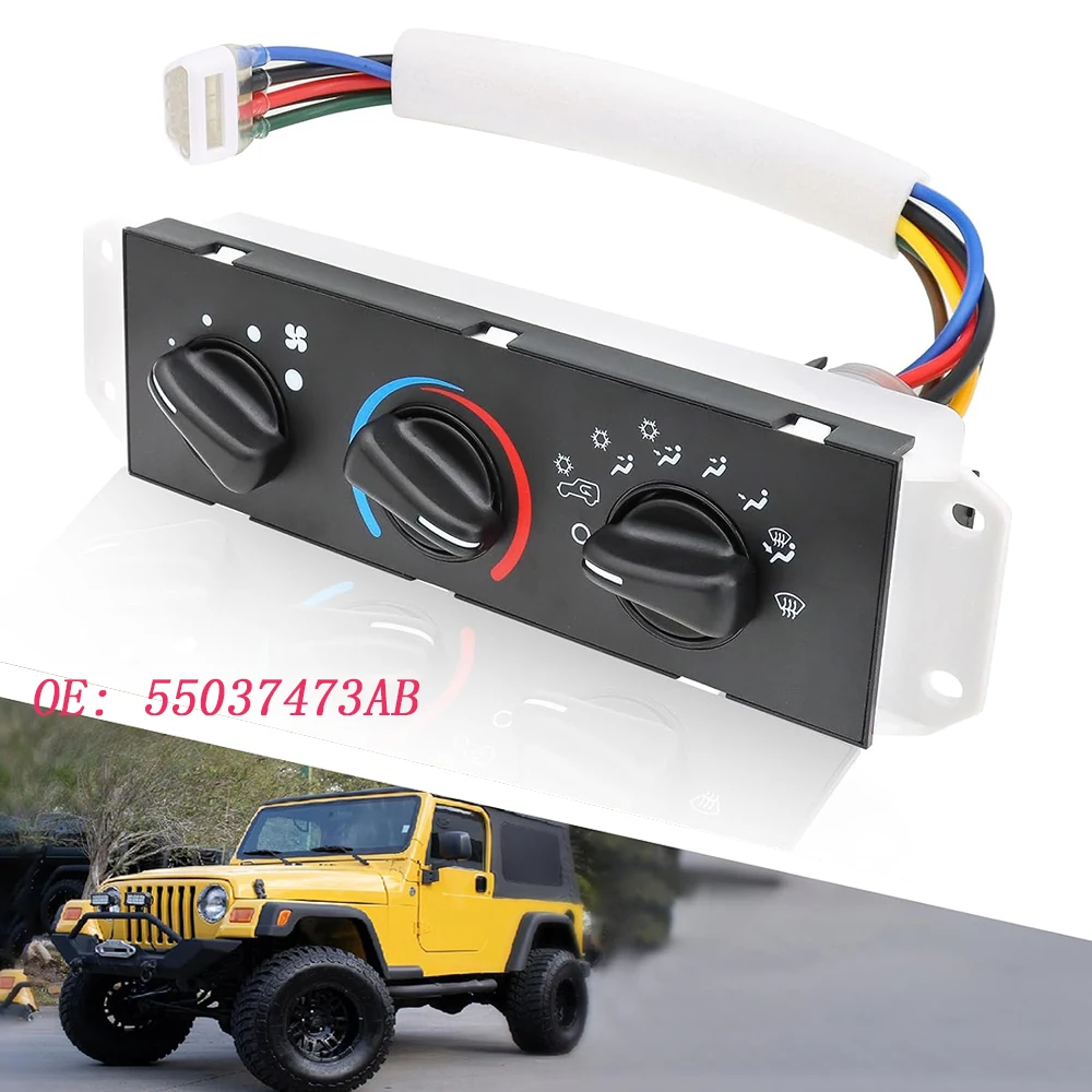 

BL101 HS-373 для Jeep Wrangler TJ 1999 2000 2001 2002 2003 2004 обогреватель кондиционера и A/C автозапчасти 55037473AB