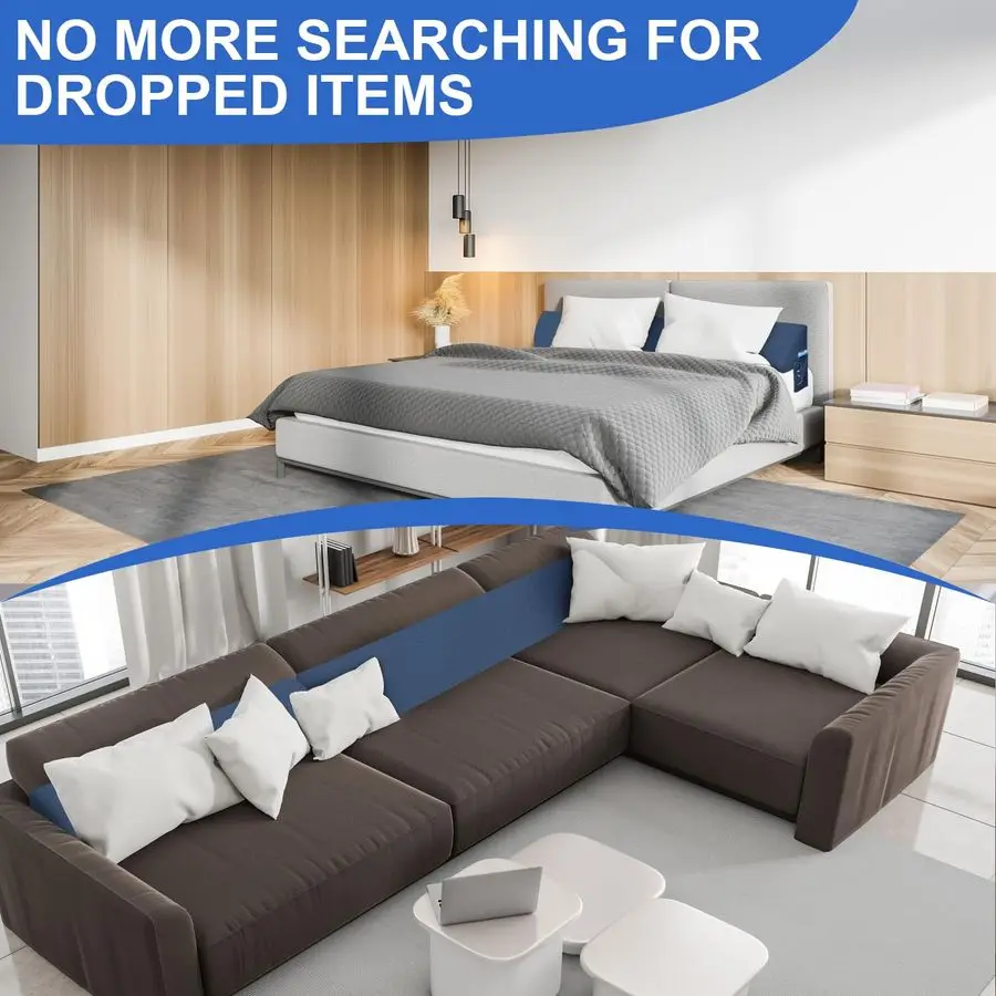 Size Bed Wedge Pillow Bed Gap Filler Mattress Wedge Headboard Pillow Close The Gap 06.5 Between Your Headboard and Mattress or W