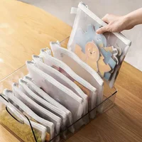 A4/A5/A6 Mesh Zipper Pouch Document Bag Waterproof Zip File Folders School  Supplies Pencil Case 1 PC Cosmetic Makeup Bags 1