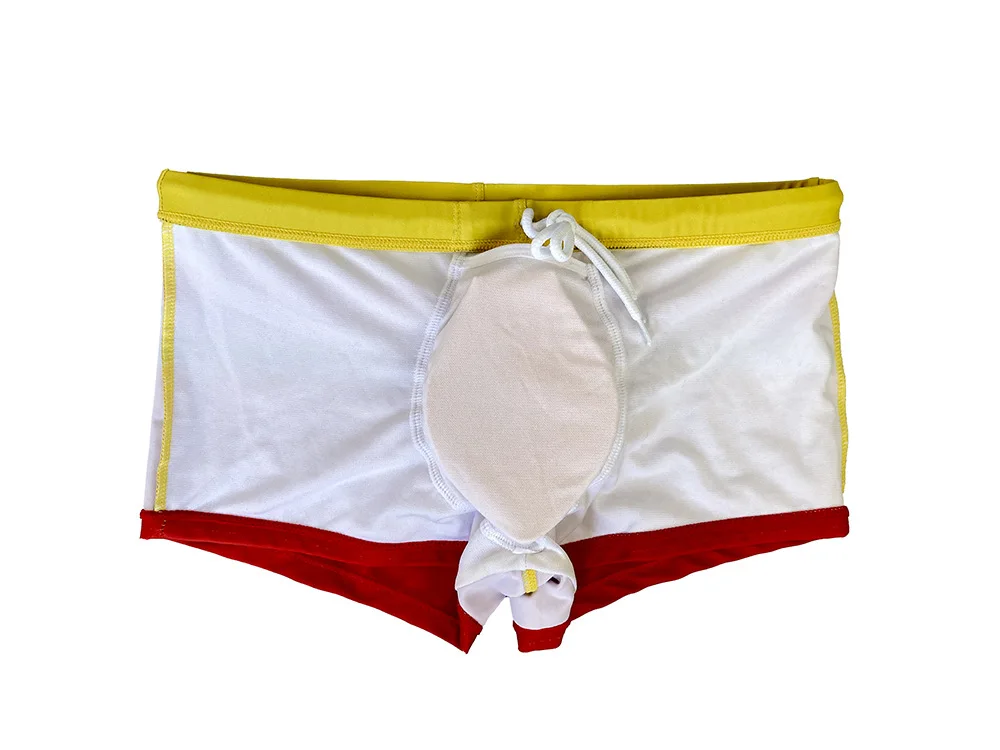 Jessborn Stripes Men Swimwear Swim Trunks Sexy Push Up Pad Male Swimuit Swimming Briefs Men's Bathing Suit Surf Sport Wear Short