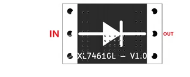 5 Stück/1 Stück XL74610L ideales Diodenmodul ersetzt LM74610 analoge ideale Diodengleichrichterplatine 1,5 V-36 V – Detail 2