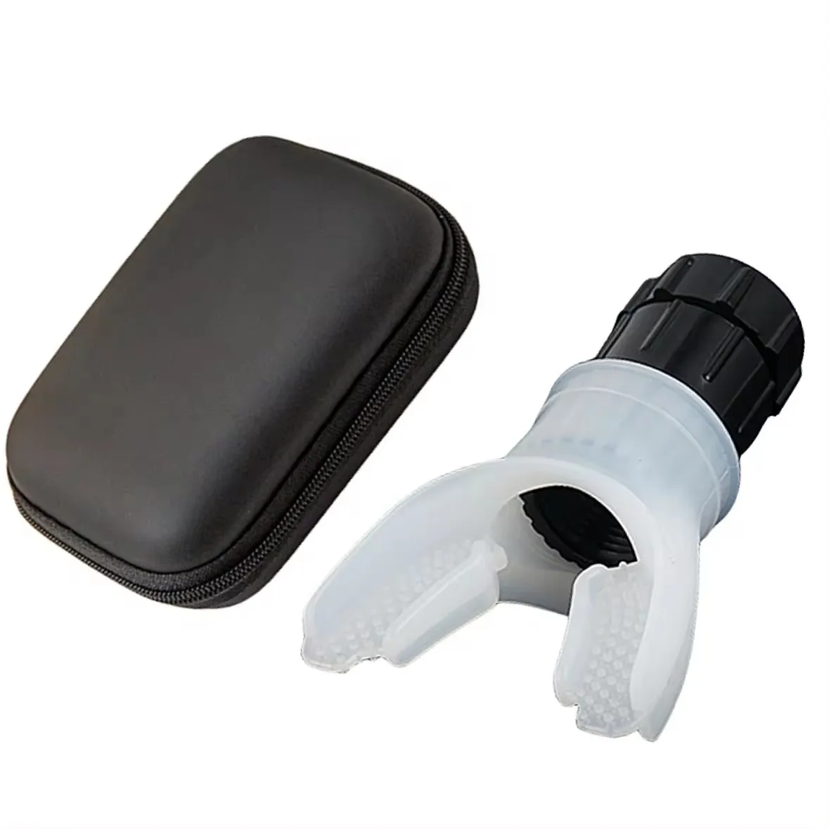 Breathing Exerciser Breathing Trainer Box Set Breathing Trainer Exercise Lung Face Mouthpiece Respirator Sports Fitness Equipment for Household Healthy Accessories