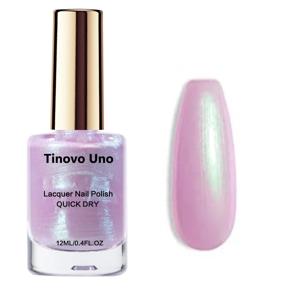 Tinovo Uno Chrome Pink Nail Polish Lacquer No Lamp Fast Dry Normal Nail Lacquer Base Top Coat Hardener Strengthener Varnish nail polish nail strengthener