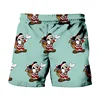 2024 Christmas New Disney Brand Mickey And Minnie Anime Print Summer Men's Fashion Beach Party Casual Shorts Y2K 5
