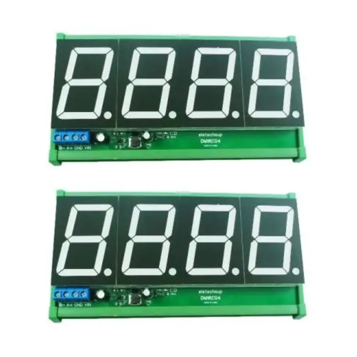 

2PCS DC 12V 24V 1/2/4 bit DM18A01_DM18B02_DM18C04 RS485 1.8 Inch Digital Tube Module