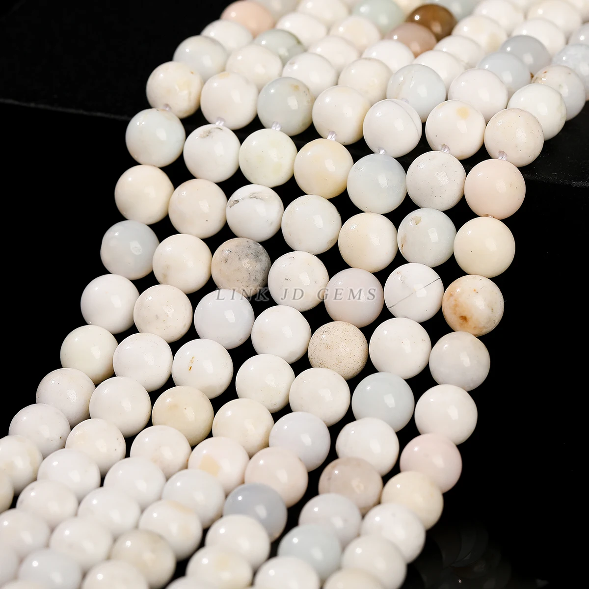 zz AAA. Pietra naturale turchese bianco turchese rotondo perline distanziatore for gioielli facendo fai da te accessori braccialetti 4/6/8/10/1 2mm 15. Pollici Z923 ( Item Diameter : 4mm 88-93pcs