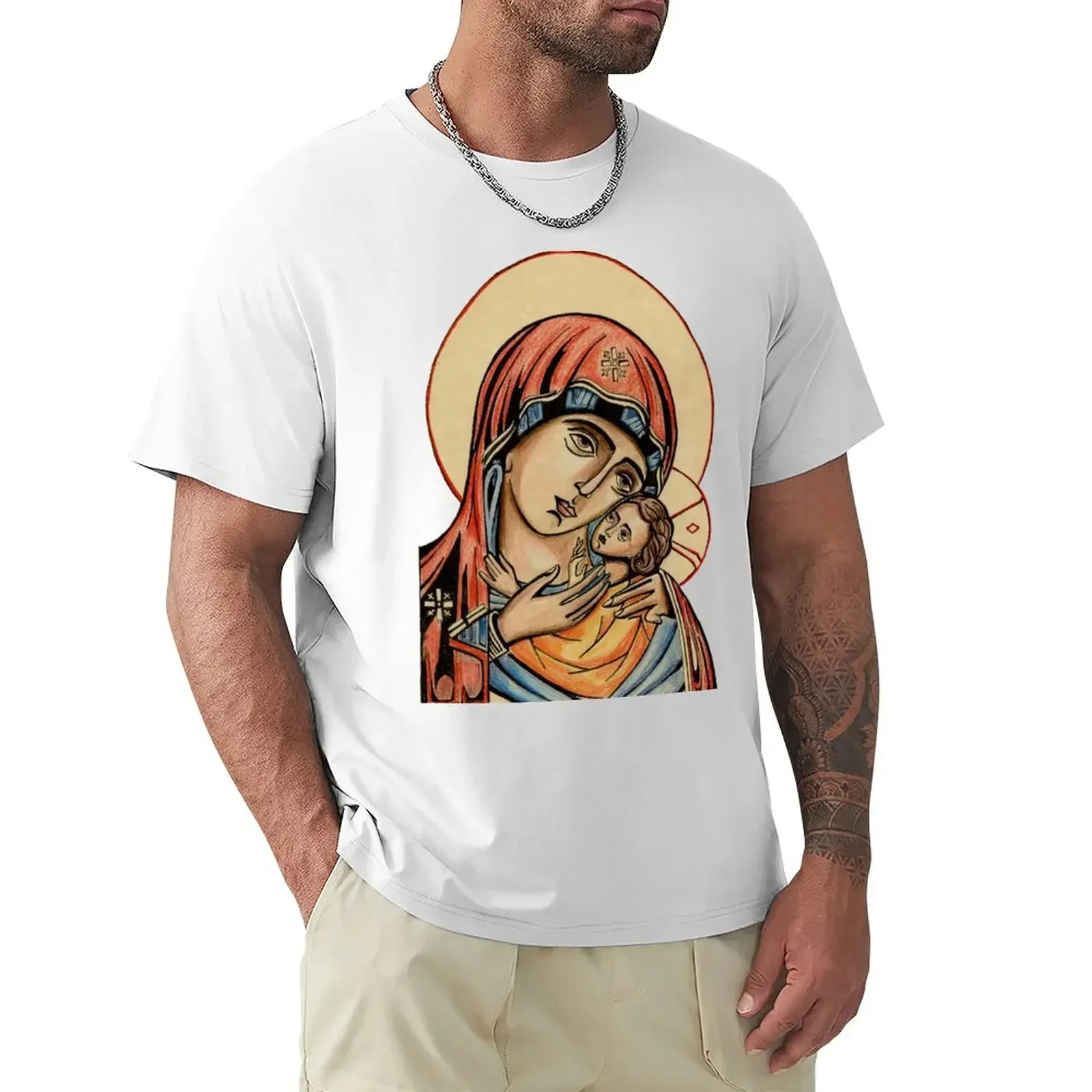 

Mother and Child T-Shirt vintage customs vintage clothes mens cotton t shirts vintage clothes tees sweat oversizeds mens t shirt