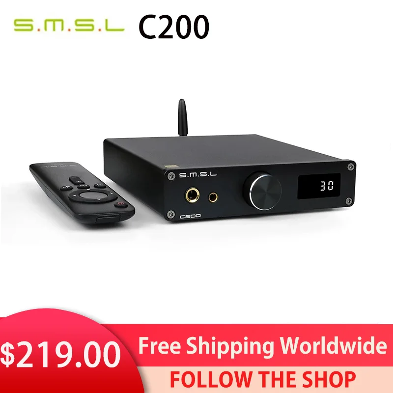 

ЦАП SMSL C200 ES9038Q2M OPA1612A * 4 TRS сбалансированный 4,4 мм 6,35 мм выход Bluetooth 5,0 DSD512 32 бит 768 кГц для PS4 PS5