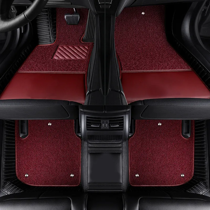 

High quality! Custom special car floor mats for Mercedes Benz E Class E 200 250 300 350 400 W212 2015-2009 double layers carpets