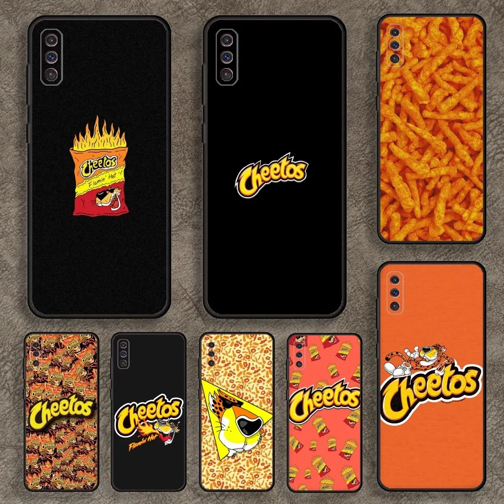 Custodia Per Telefono Snack Cheetos Per Samsunga 91,80,73,72,71,70,53,52,51,42,41,40,32,31,30,22,21,20,13 S 4G 5G Custodia Morbida Nera
