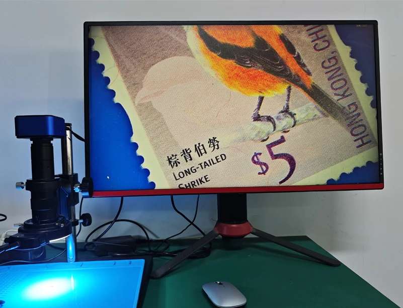 Lapsun 2025 2K 4MP 60FPS IMX347 Simul HDMI 및 USB C-마운트 산업 현미경 카메라 80X-180X-200X 렌즈(크로스 라인 포함)