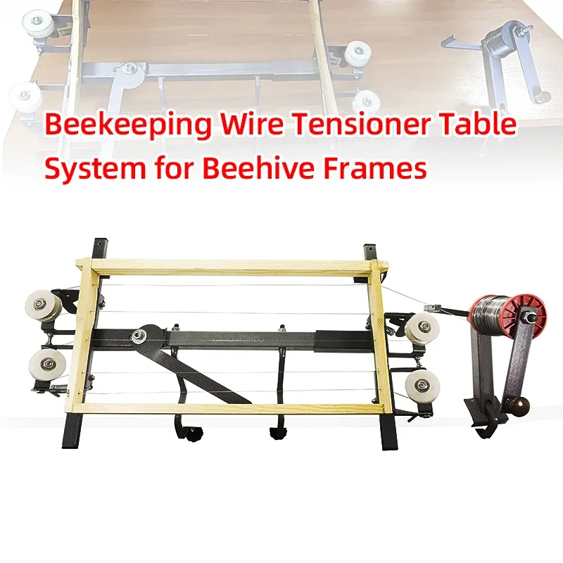 1 Set Beekeeping Wire Tensioner Table System for Beehive Frames The device for Drawing Wire on Bee Hive Frames Tensioner Frame