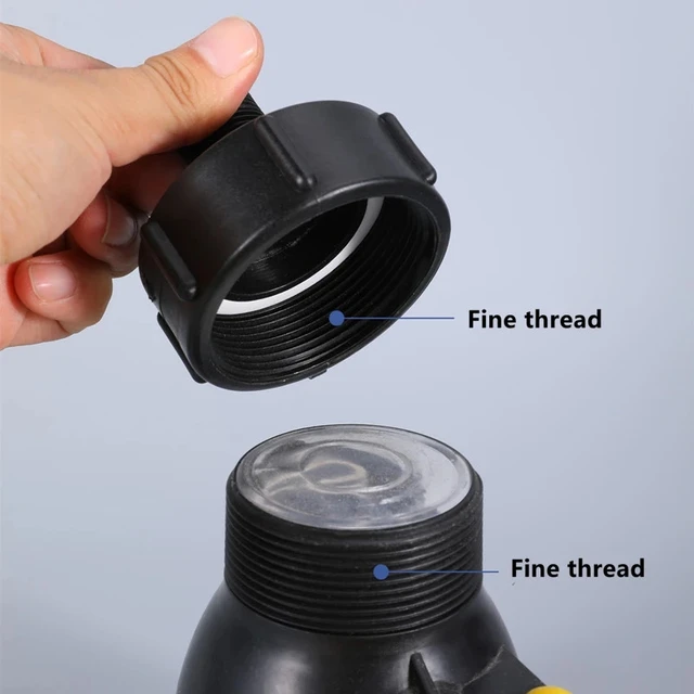 S60 Durva Szál 1/2 ' 3/4 1 2 Ibc Tartály Illesztő Vastag Kerti Tömlő Bsp Férfi Redukáló Csatlakozó - Image 5