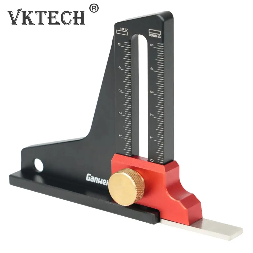 Misuratore Di Altezza Per Lavorazione Legno - In Lega Alluminio, Campo 0-55 Mm, Per Frese E Lame - Foto 12