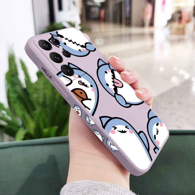 Adorable Shark-Themed Phone Case Cover