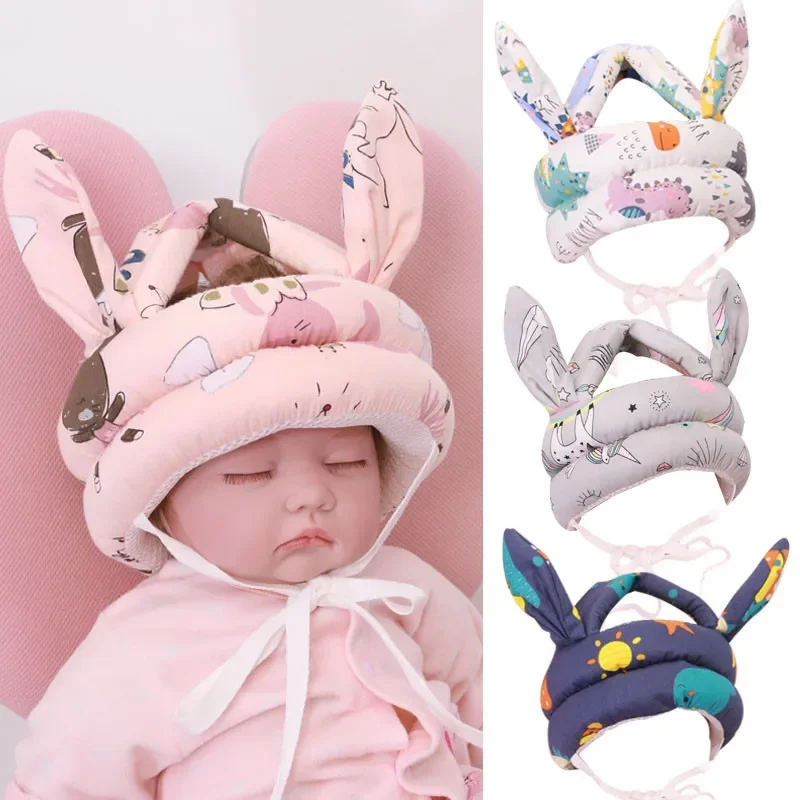 Head Protection Headgear Kids Safety Helmet Kid Head Protection Pad Baby Anti-collision Protective Hat Baby Walk Sit Safety Helmet Infant Anti-Bump Cap Protector