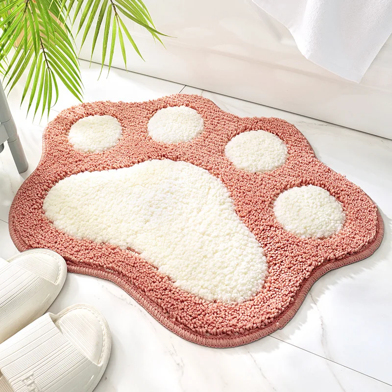 Bath Mat For Bathroom Green Boho Bathroom Rugs Non Slip Cute Leaves Small  Bath Rug Soft Absorbent Washable Carpet For Soft Throw - Bath Mats -  AliExpress