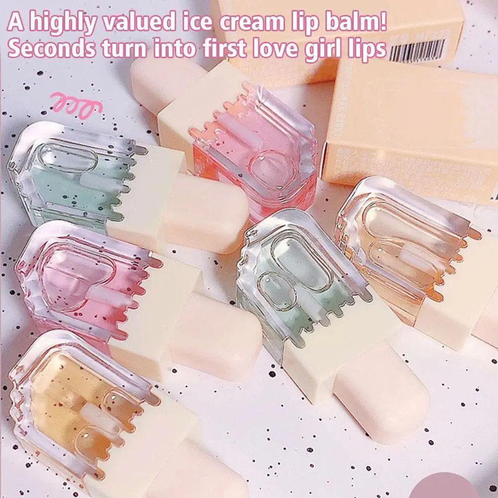 Lip Balm Sweet Jelly Shimmer Lip Oil Moisturizing Clear Cosmetics Lip Lipstick Lip Lip Lines Makeup Liquid Fades Gloss Shin G4Z9