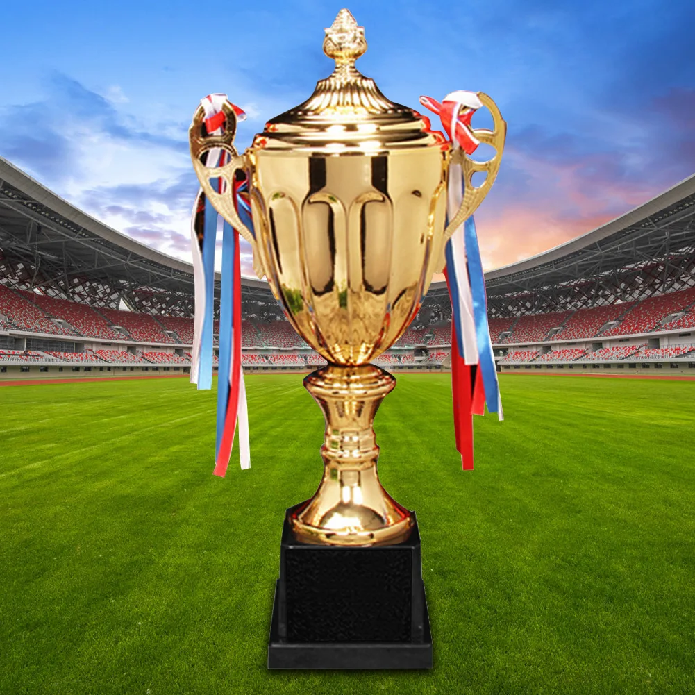 Trophy Cup Gold Gold Achievement Trophies Metal Award Trophy Cups Large Sculpture Trophies Party Ceremony