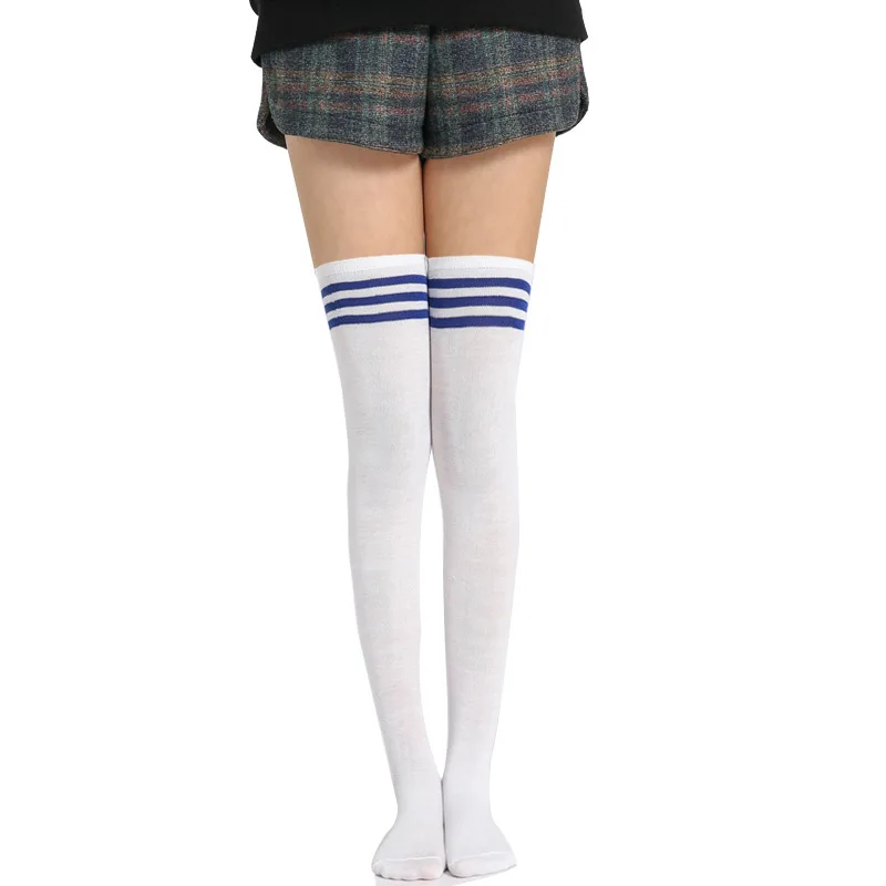 white-blue strip