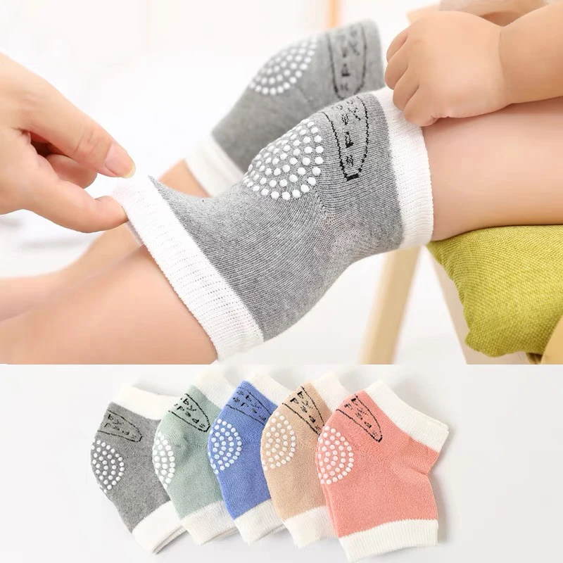 Kids Girl Boy Crawling Elbow Toddlers Baby Knee Pads Protector Safety Cotton Kneepad Leg Warmer Children Cushion Legging Infants knee pad baby knee pads