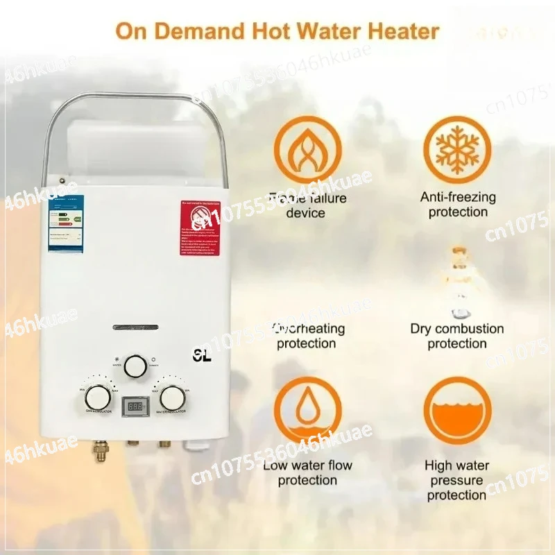 Propane LPG Gas Tankless Water Heater 5