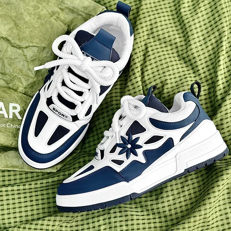 Top Men Casual Fashion Luxury Designer Black Outdoor Sport Skateboarding Shoes Male White Trainers Plate-forme Sneakers_vogvips.com