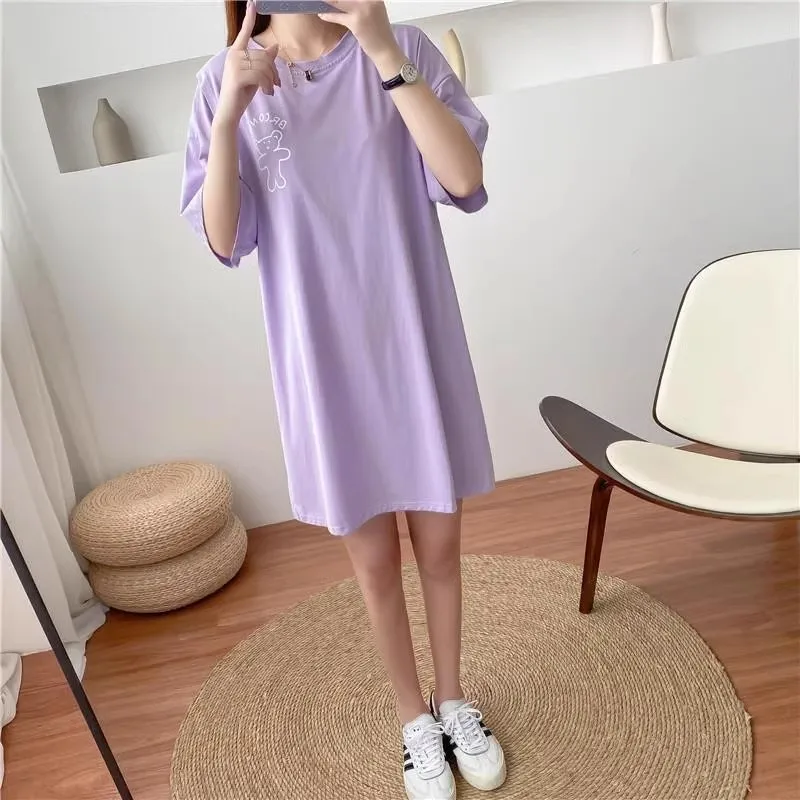 Maternity Tops Women's Comfy Short Sleeve Nursing Tunic Top for Breastfeeding T-Shirt Pregnant Pregnancy Womens Clothing Mom Tee 5