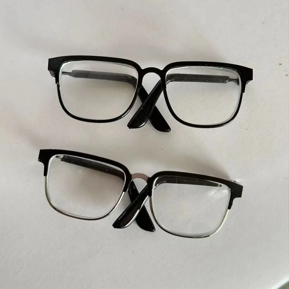 Cotton Doll Glasses Creative Metal Plush Doll Eyeglasses Photo Prop Accessories Fashion Glasses 6.5cm 8.5cm For 15/20cm