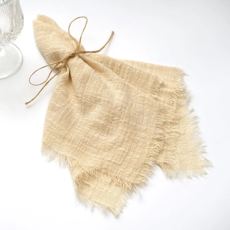 Cotton Napkins 42x42cm Table Decoration Wedding Supplies