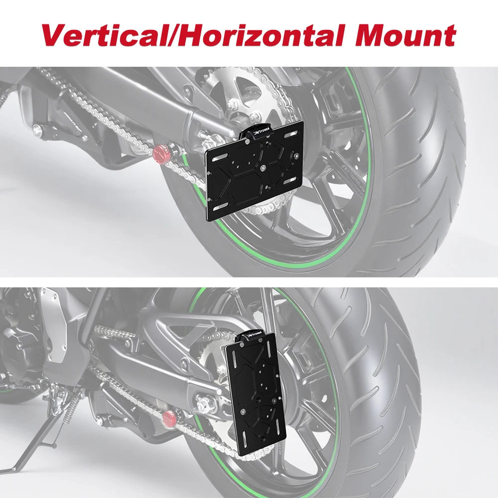 카와사키 불칸 650 S 2015-2025 불칸 650 S 카프 2017-2019 오토바이 사이드 마운트 번호판 브래킷 펜더 제거 키트