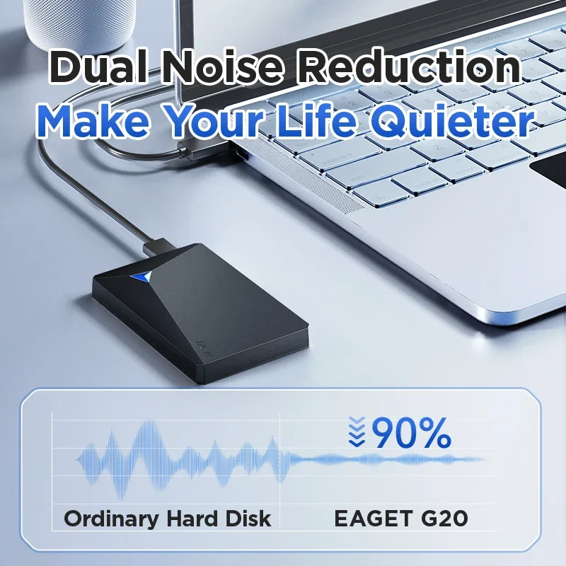 Eaget-外付けHDD,USB 3.0,samsung pcおよびmac互換hd,5gbps,1
