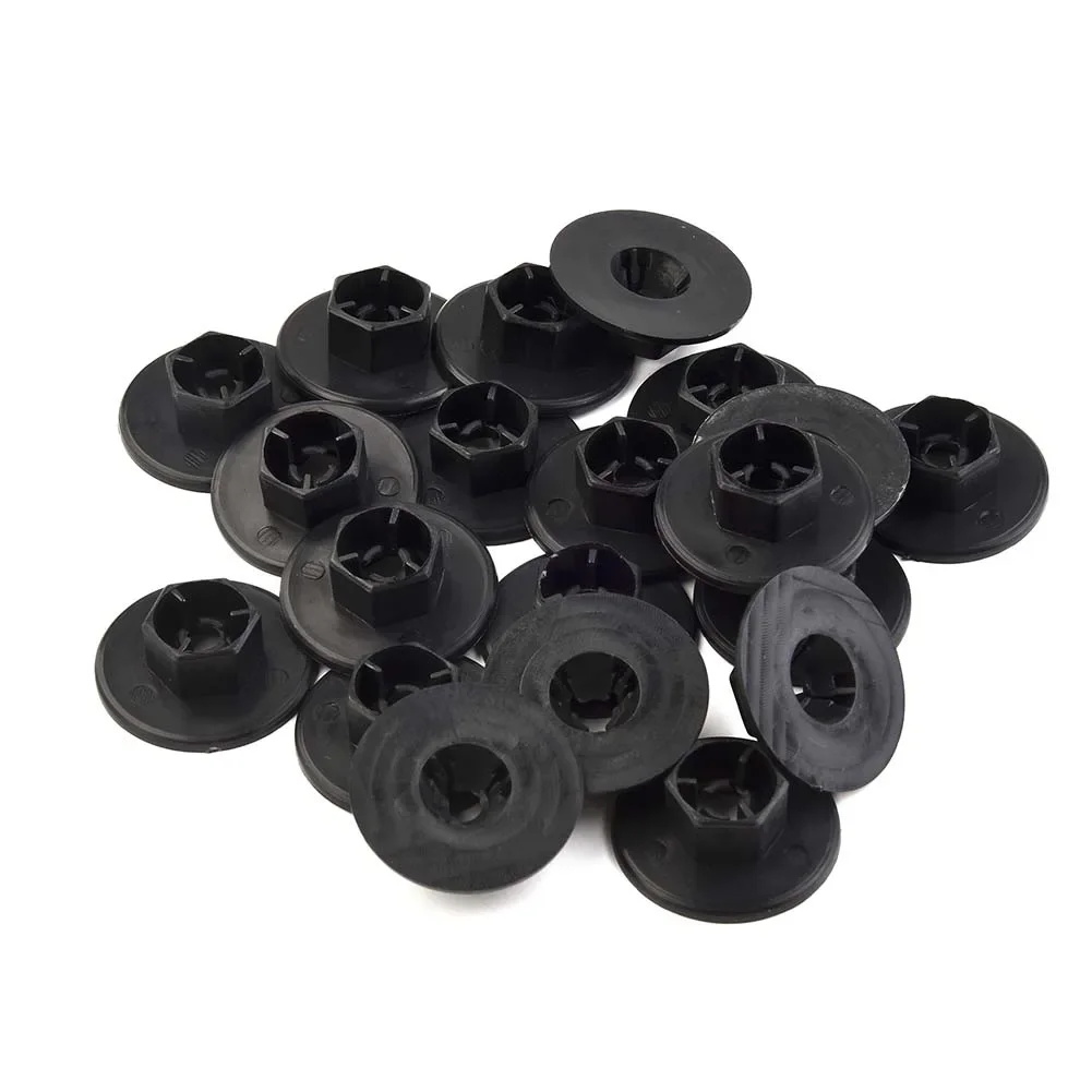

20pcs Wheelhouse Fender Liner Nut Grommet 84145-26000 For Hyundai For Kia Black Plastic Car Clips Accessories